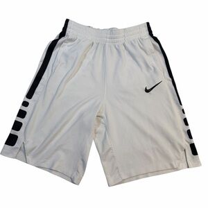Nike Elite Dri-Fit White Athletic Shorts Youth Size XL 850877-100